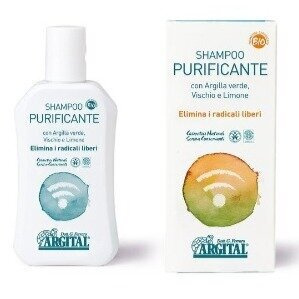 Oczyszczający szampon antyoksydacyjny z zieloną glinką, jemiołą i cytryną