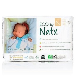 Ekologiczne pieluchy jednorazowe Naty N New Born do 4,5 kg