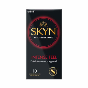 Unimil Skyn Intense Feel Prezerwatywy nielateksowe więcej doznań 10 szt.