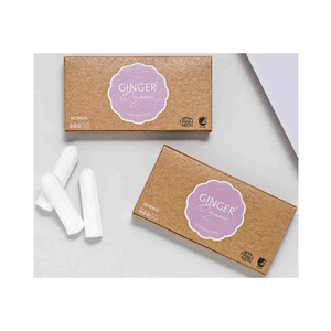 Ginger Organic Tampony bez aplikatora Normal 8 szt. 
