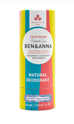 Naturalny dezodorant w sztyfcie kartonowym coco mania Ben&Anna