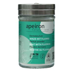 Apeiron Wegański proszek do czyszczenia zębów z mięta i fluorem 40 g