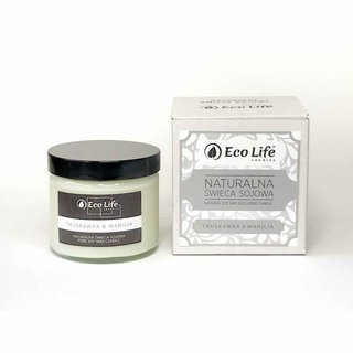 Naturalna świeca sojowa wanilia Eco Life Candles 250 ml