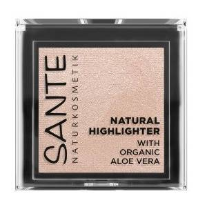 Sante Naturalny rozświetlacz z aloesem 02 Glowy Rose