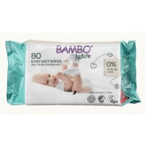 Bambo Nature Baby Hipoalergiczne chusteczki nawilżane 80 szt.