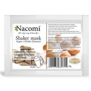 Nacomi Naturalna maska algowa do twarzy z olejem arganowym (shaker)