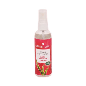 Orientana Tonik do twarzy róża japońska i pandan 100 ml