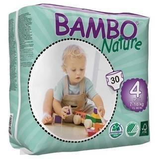 Bambo Nature 4 Pieluchy antyalergiczne dla dzieci 7-14 kg 28 szt.