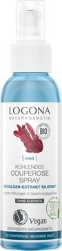 Chłodzący spray do cery naczynkowej z algami czerwonymi Logona