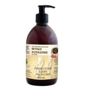 Powrót do Natury Naturalne mydło potasowe w płynie  prawdziwe szare kremowe 500 ml