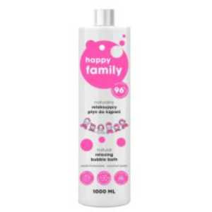 Naturalny relaksujący płyn do kąpieli dla całej rodziny Happy Family 4Organic