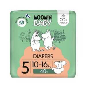 Muumi Moomin Baby 5 Pieluchy antyalergiczne jednorazowe 10-16 kg 44 szt.