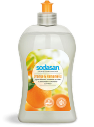 Sodasan Balsam do zmywania naczyń o zapachu pomarańczowym 500 ml