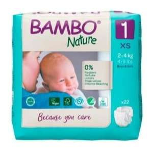 Bambo Nature 1 Pieluchy antyalergiczne dla dzieci 2-4 kg