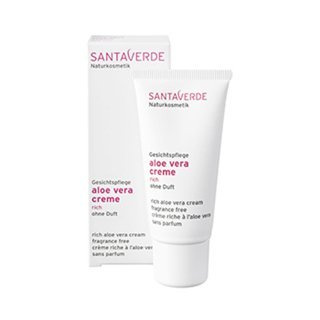 Santaverde Classic Aloe Vera Rich bezzapachowy bogaty krem odżywczy na dzień i na noc z aloesem 30 ml