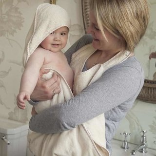 Cuddledry Baby Ręcznik dla dzieci fartuch gingham