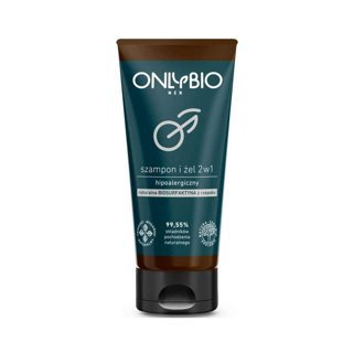 OnlyBio Men Hipoalergiczny szampon i żel 2w1 tuba 200 ml