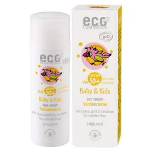 Eco Cosmetics Baby & Kids Krem na słońce dla dzieci i niemowląt SPF50+