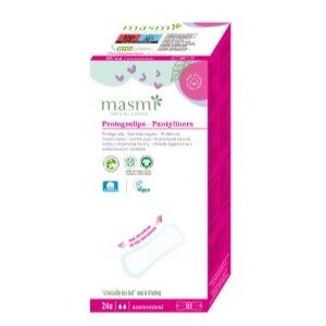 Masmi Wkładki higieniczne o anatomicznym kształcie organiczne 24 szt.