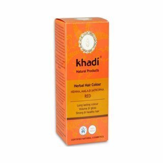 Khadi Henna farba roślinna do włosów z amlą i jatrophą 100 g