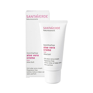 Santaverde Classic Aloe Vera Rich bezzapachowy bogaty krem odżywczy na dzień i na noc z aloesem 30 ml