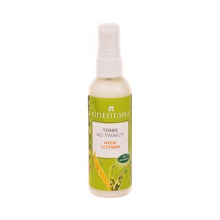 Orientana Tonik do twarzy neem i cytron 100 ml