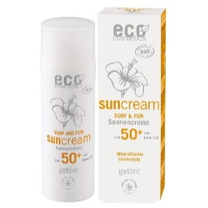 Eco Cosmetics Surf and Fun Krem na słońce dla skóry wrażliwej SPF50+