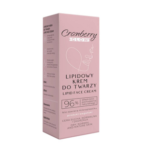 Naturalny lipidowy krem do twarzy Cranberry Glow Nova Kosmetyki