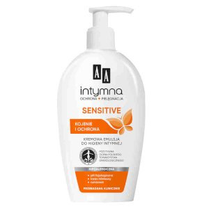 AA Intymna Ochrona&Pielęgnacja Sensitive emulsja do higieny intymnej dozownik 300 ml