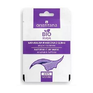 Orientana Maseczka z glinki migdał i szafran 10 ml