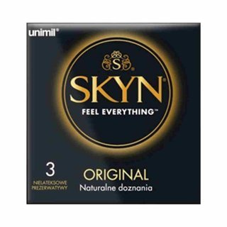 Unimil Skyn Original Prezerwatywy nielateksowe 3 szt.
