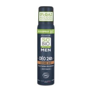 SO'BiO étic Men Dezodorant w sprayu Cedr