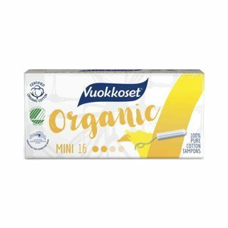 Vuokkoset, 100% BIO, Tampony Mini 16 szt.