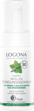 Micelarna pianka oczyszczająca z bio-miętą i kwasem salicylowym Logona 