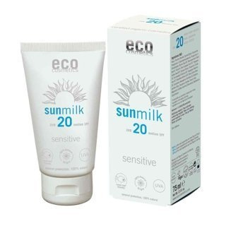 Eco Cosmetics Sensitive Mleczko na słońce SPF20 75 ml