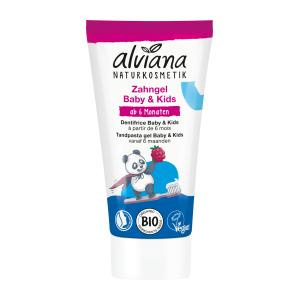 alviana Naturkosmetik Żel do zębów dla niemowląt i małych dzieci bez fluoru