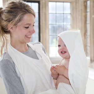 Cuddledry Baby Ręcznik dla dzieci fartuch biały