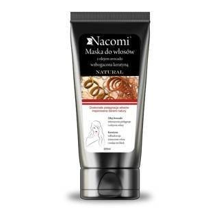 Nacomi Maska do włosów z Olejem Avocado z Proteinami Keratyny