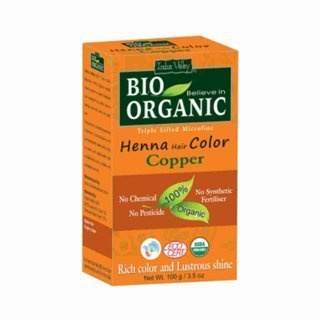 Indus Valley Henna farba do włosów na bazie henny miedziany 100 g