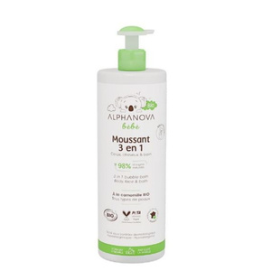 Alphanova Bebe Organiczny płyn do kąpieli dla dzieci 3w1