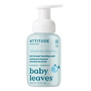 Attitude baby leaves Naturalna pianka do mycia ciała i włosów 2 w 1 dla dzieci dobranoc