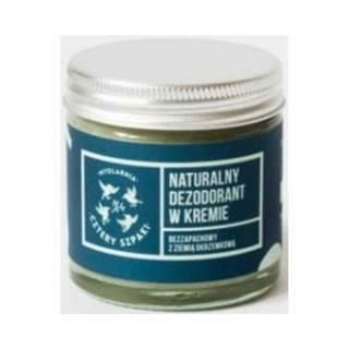 Cztery Szpaki Naturalny dezodorant w kremie bezzapachowy 60 ml