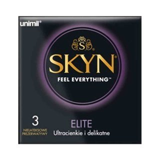 Unimil Skyn Elite Prezerwatywy nielateksowe ultracienkie i delikatne 3 szt.
