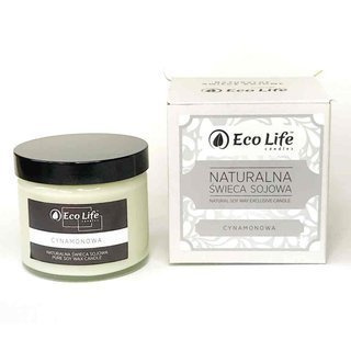 Naturalna świeca sojowa cynamonowa Eco Life Candles 250 ml