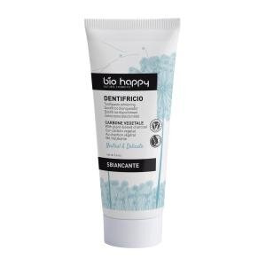 Bio Happy Neutral Wybielająca pasta do zębów bez fluoru Charcoal