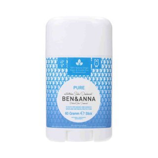 BEN and ANNA Naturalny dezodorant w sztyfcie pure plastikowy 60 g