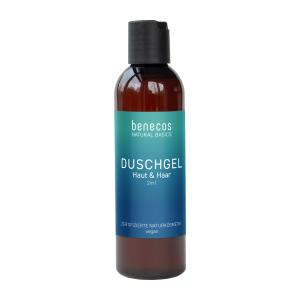 Benecos Żel pod prysznic do ciała i włosów Natural Basics