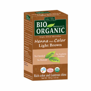Indus Valley Henna farba do włosów na bazie henny jasny brąz 100 g