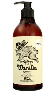 Yope Mydło w płynie delikatne nawilżające wanilia i cynamon 500 ml