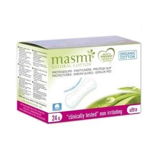 Masmi Ekologiczne wkładki higieniczne o anatomicznym kształcie 24 szt. 